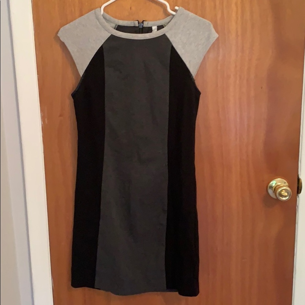 🖤Black/Gray Panel Dress